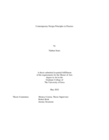 Contemporary design principles in practice