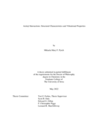 Actinyl interactions: structural characteristics and vibrational properties