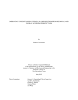 Improving understanding of India’s air pollution from regional and global modeling perspectives