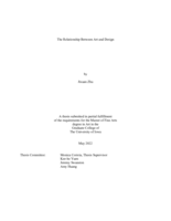 The relationship between art and design