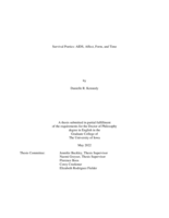Survival poetics: AIDS, affect, form, and time