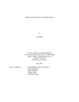 Marijuana normalization and media framing