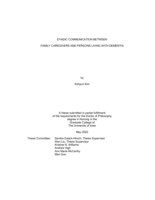 Dyadic communication between family caregivers and persons living with dementia