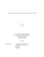 Theoretical orientation and counseling women: knowledge, attitudes, and skills