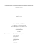 Prevention and treatment of neonatal necrotizing enterocolitis and sepsis using antimicrobial peptides and probiotics