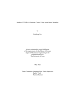 Studies of COVID-19 outbreak control using agent-based modeling