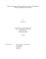 Monte Carlo simulations and phantom measurements towards more quantitative dosimetry and imaging in nuclear medicine