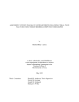 Assessment of post-traumatic osteoarthritis following tibial pilon fracture using weight bearing computed tomography