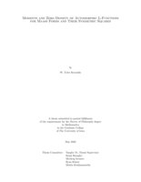 Moments and zero density of automorphic L-functions for Maass forms and their symmetric squares