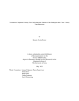 Treatment of inpatient urinary tract infections and patterns of the pathogens that cause urinary tract infections