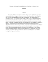 Widescale Job Loss and Political Behaviors: A Case Study in Waterloo, Iowa