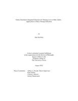 Online simulation-integrated education for hearing loss in older adults:  Applications in Music Therapy Education