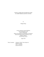 Online calibration for pretest items in computerized adaptive testing