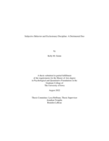 Subjective behavior and exclusionary discipline: a detrimental duo