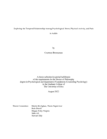 Exploring the temporal relationship among psychological stress, physical activity, and pain in adults