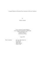 Geospatial methods for distributed flood attenuation on riverine catchments