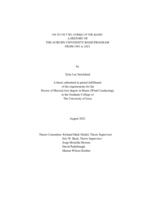 On to vict'ry, strike up the band!: a history of the Auburn University band program from 1991 to 2021