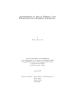 Algorithms to solve power grid expansion optimization problems