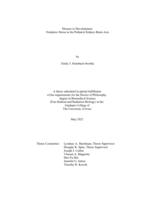 Disease or development: oxidative stress in the pediatric kidney-brain axis
