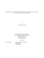 Delineating changes in vertical hydrogeologic connectivity in the Silurian-Devonian Aquifer using transient high resolution head profiles