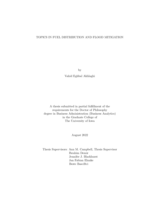 Topics in fuel distribution and flood mitigation
