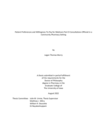 Patient preferences and willingness-to-pay for Medicare part D consultations offered in a community pharmacy setting