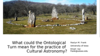 What could the Ontological Turn mean for the practice of Cultural Astronomy?