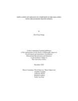 Population invariance in composite-score equating with the random groups design