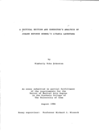 A critical edition and conductor's analysis of Johann Nepomuk Hummel's Litania lauretana