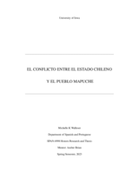 El conflicto entre el Estado chileno y el Pueblo Mapuche