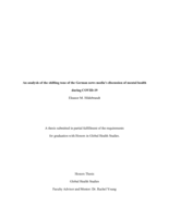 An analysis of the shifting tone of the German news media’s discussion of mental health during COVID-19