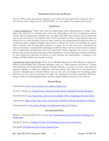 Transportation Law and Policy