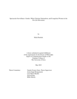 Spectacular surveillance: gender, white Christian nationalism, and Evangelical women in the pro-life movement
