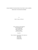 Characterizing the signatures of electron Landau damping throughout the inner heliosphere