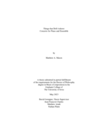 Things that drift ashore: concerto for piano and ensemble