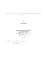 The influence of imagery and context on concrete and abstract word recall in neurotypical individuals
