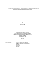 Improving understanding of Korea's air quality using chemical transport modeling and machine learning data fusion
