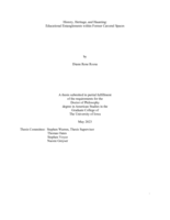 History, heritage, and haunting: educational entanglements within former carceral spaces