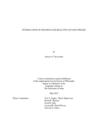 Interactions of uranium and reactive oxygen species