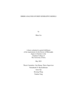 Error analyses of deep generative models