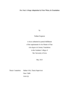 The Trial: a stage adaptation by Peter Weiss, in translation