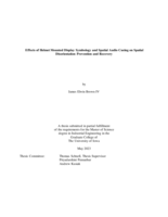 Effects of Helmet Mounted Display symbology and spatial audio cueing on spatial disorientation prevention and recovery