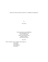 Roles of TRAF3 in regulation of T lymphocyte biology