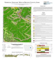 Surficial Geologic Map of Benton County, IA