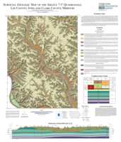 Surficial Geologic Map of the Argyle 7.5' Quadrangle, Lee County, Iowa, and Clark County, Missouri