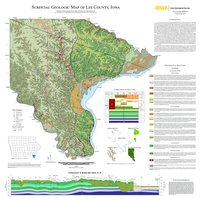 Surficial Geologic Map of Lee County, Iowa