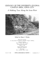 Geology of the University of Iowa campus area, Iowa City: A walking tour along the Iowa River