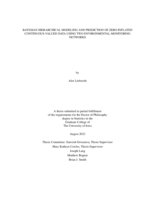 Bayesian hierarchical modeling and prediction of zero-inflated continuous-valued data using two environmental-monitoring networks