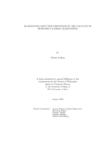 Elaborating inductive definitions in the calculus of dependent lambda eliminations