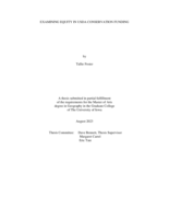 Examining equity in USDA conservation funding